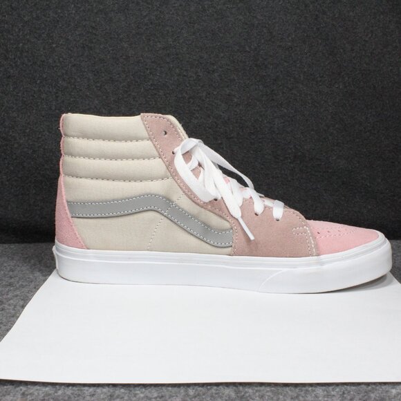 Vans Sk8 Hi Color Block Pink Multi Color Shoes Suede Canvas, Womens Size 9 - Picture 10 of 15